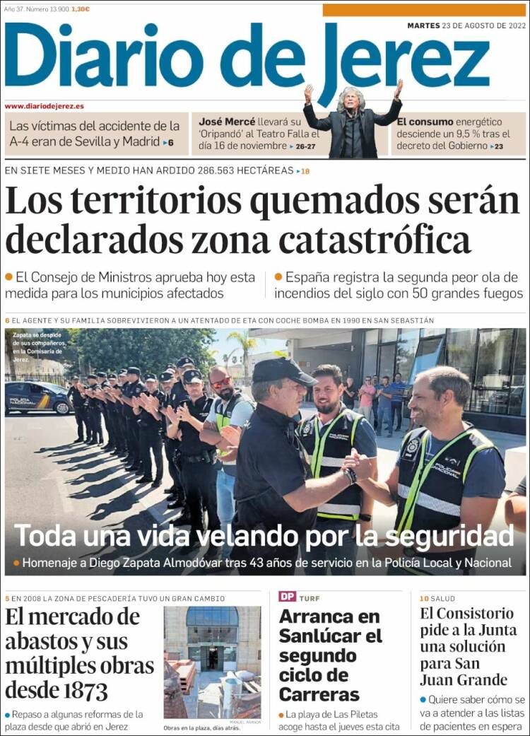 Portada de Diario de Jerez (España)