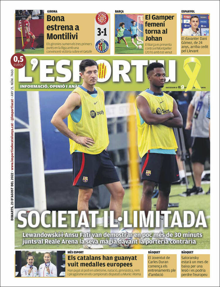Portada de L'Esportiu (España)