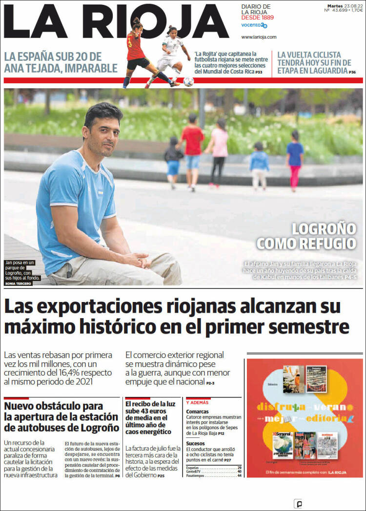 Portada de La Rioja (España)