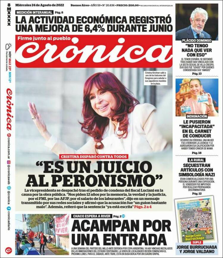 Portada de La Voz del Chaco (Argentina)