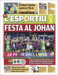 Portada de L'Esportiu (Espagne)