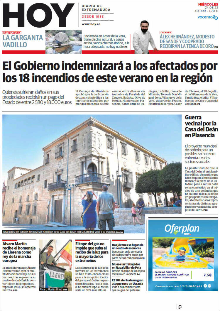 Portada de Hoy - Caceres (Espagne)