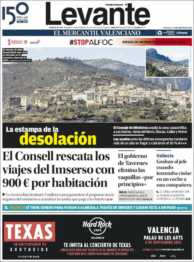 Portada de Levante (Espagne)