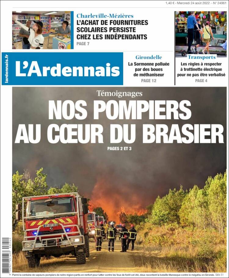 Portada de L'Ardenais (France)