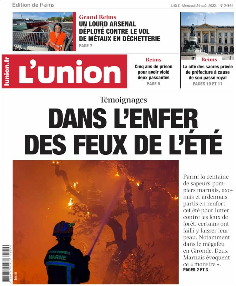Portada de L'Union (France)