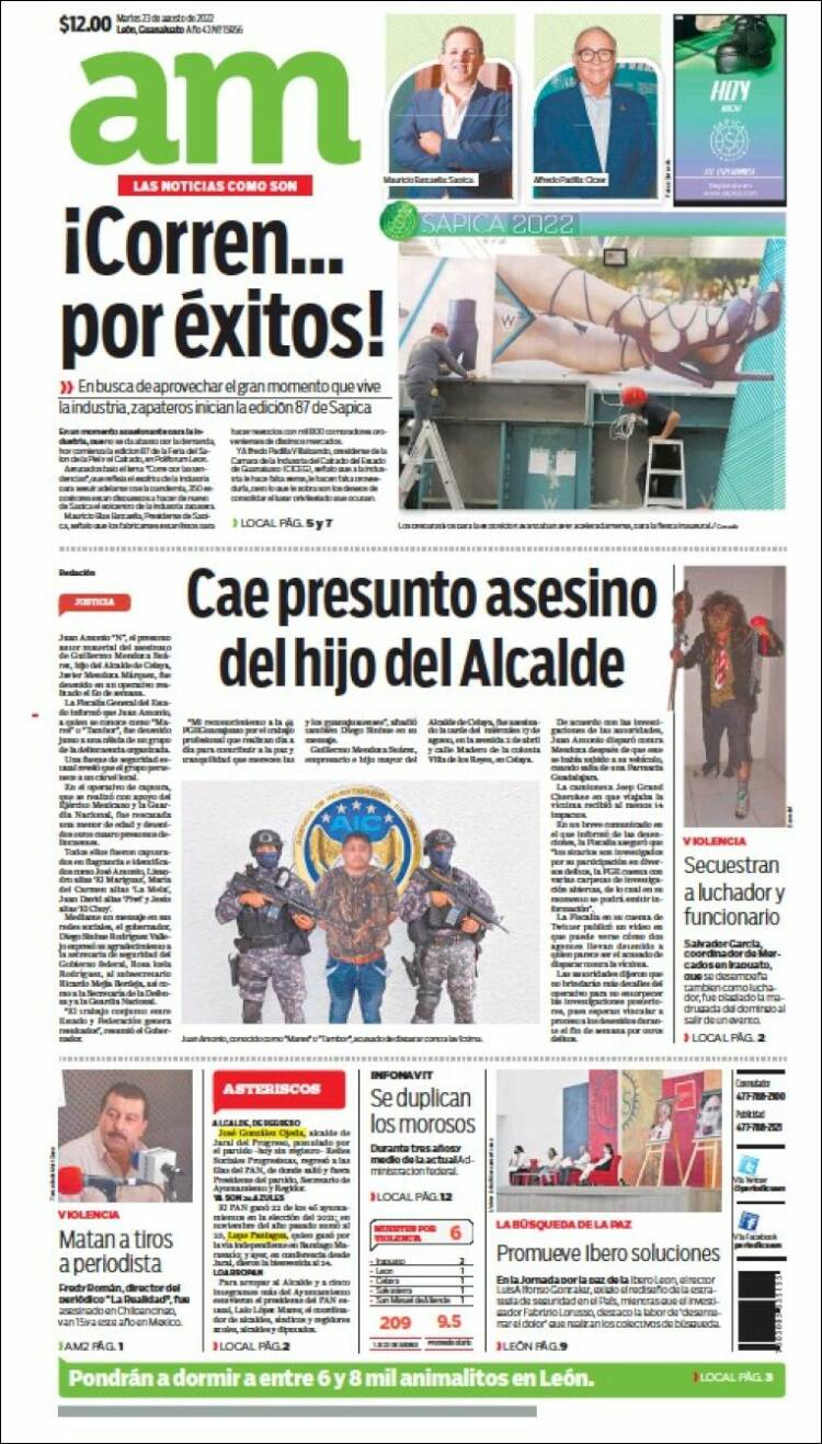 Portada de Al Día A.M. (México)