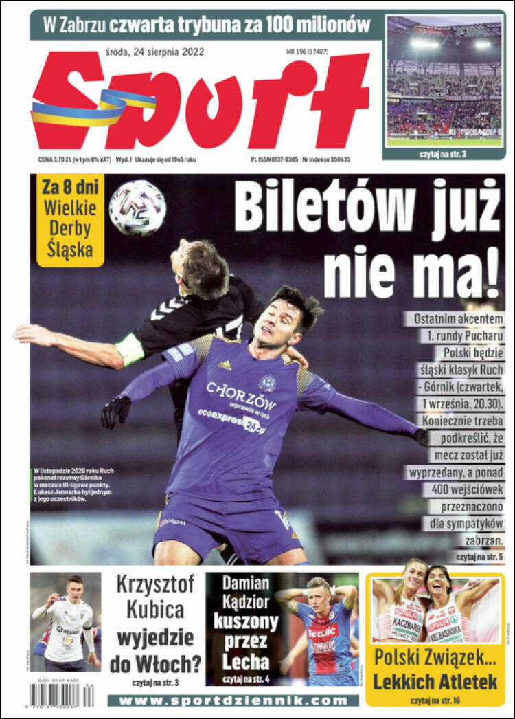 Portada de Katowicki Sport (Polonia)