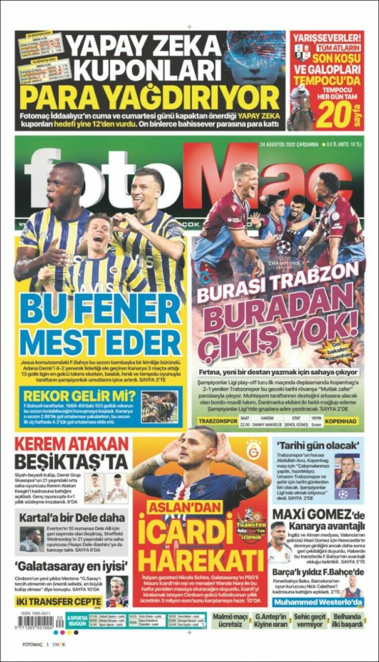 Portada de Fotomaç (Turqu&iacute;a)