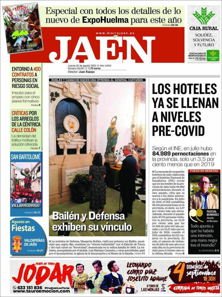 Portada de Diario Jaén (Espagne)