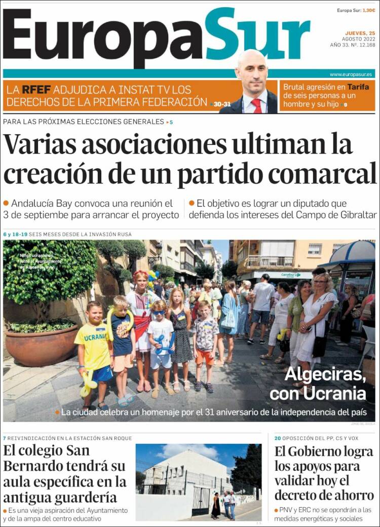Portada de Europa Sur (Espagne)