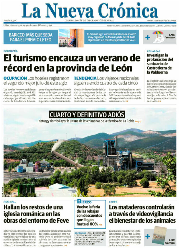 Portada de La Nueva Crónica (España)