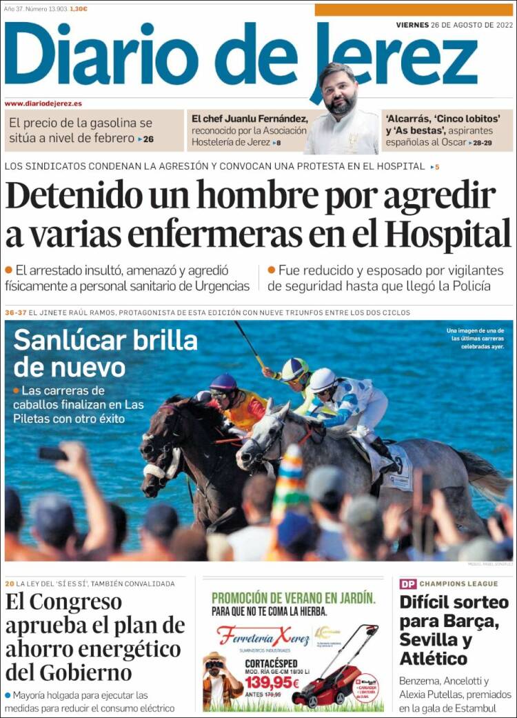 Portada de Diario de Jerez (Espa&ntilde;a)