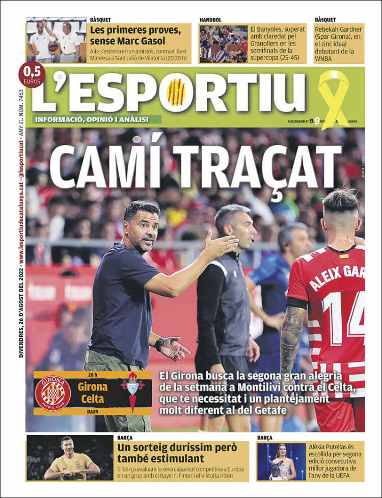 Portada de L'Esportiu : Girona (Espa&ntilde;a)