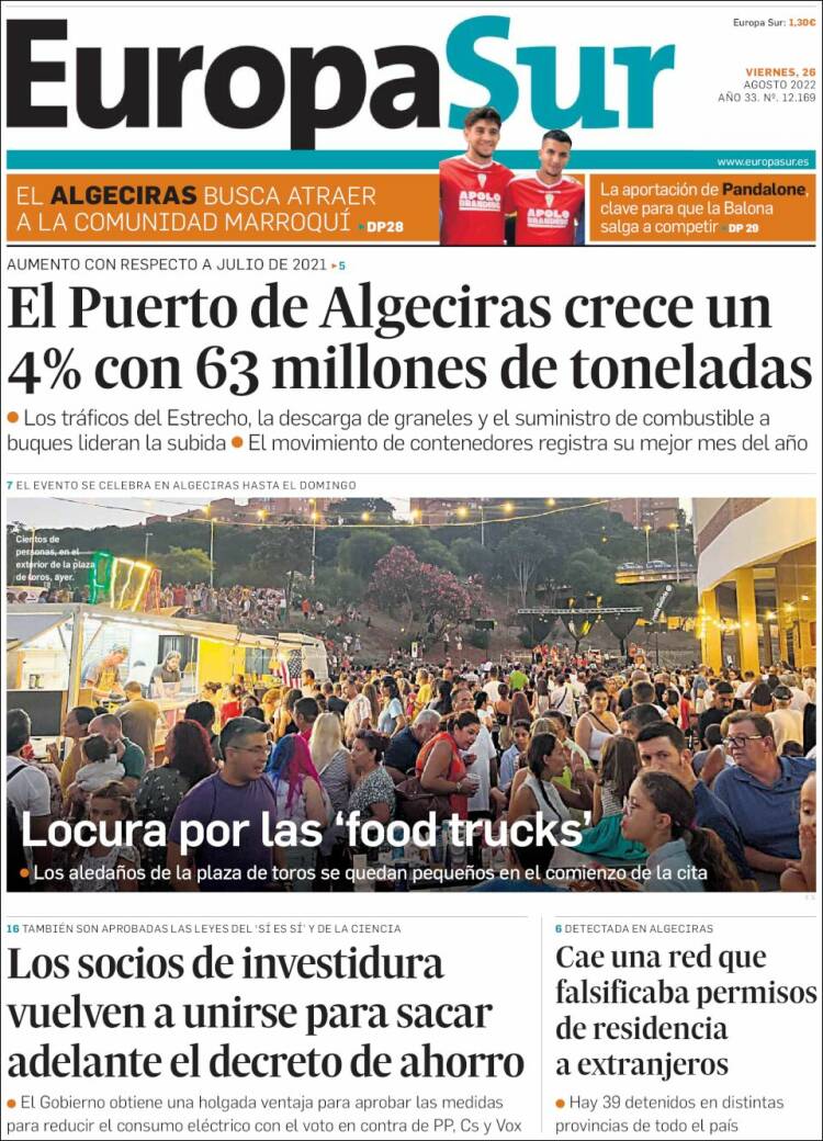 Portada de Europa Sur (Espa&ntilde;a)