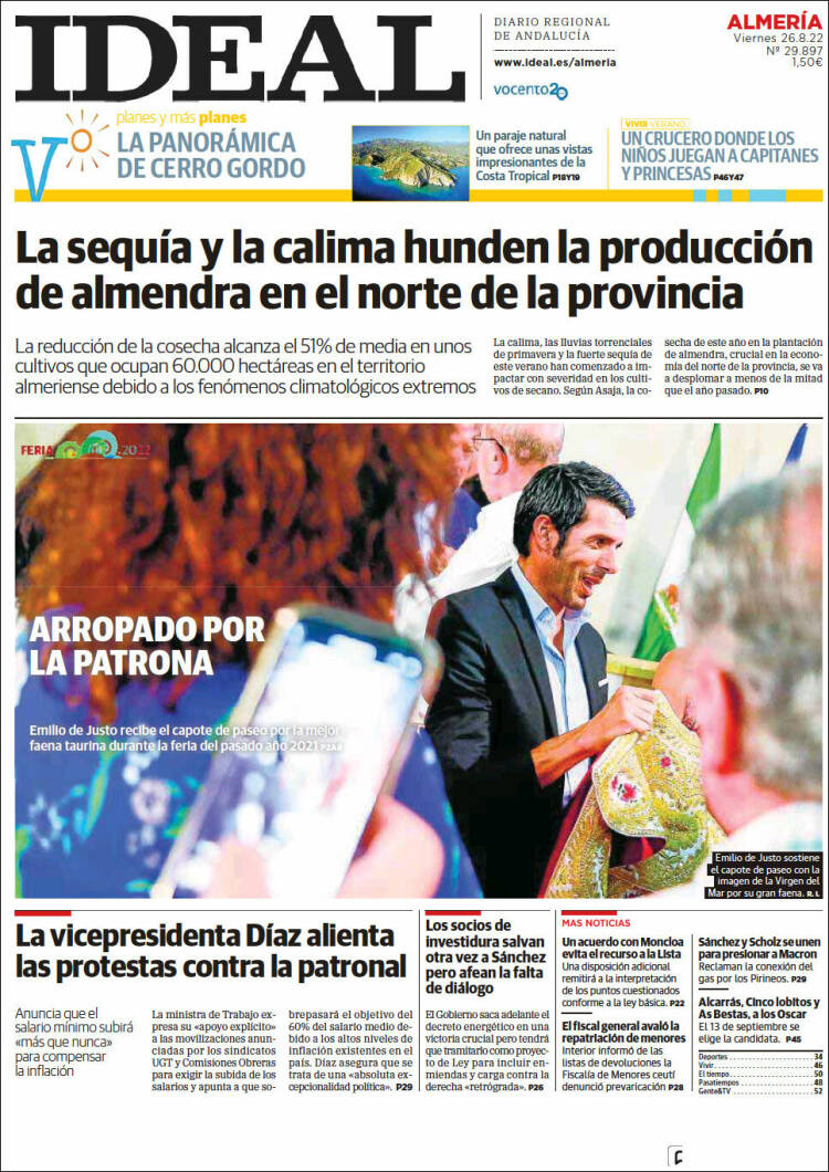 Portada de Ideal Almeria (Espa&ntilde;a)