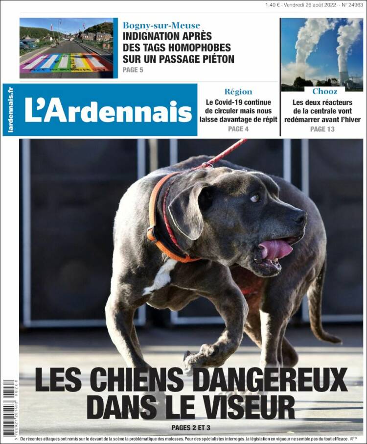 Portada de L'Ardenais (Francia)