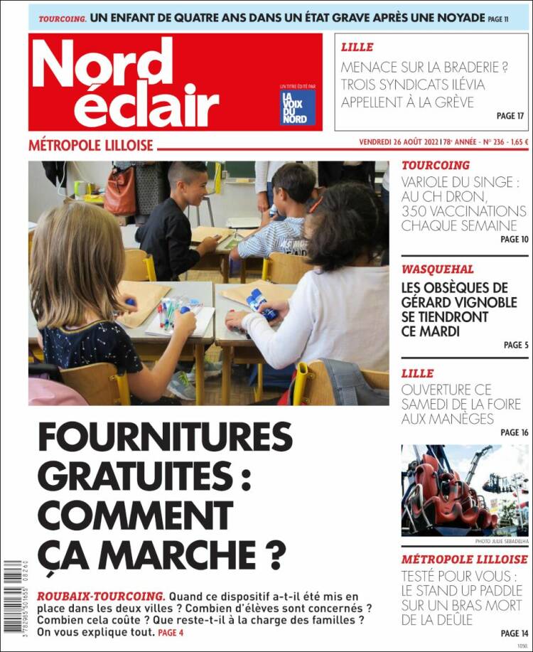 Portada de Nord Éclair (Francia)