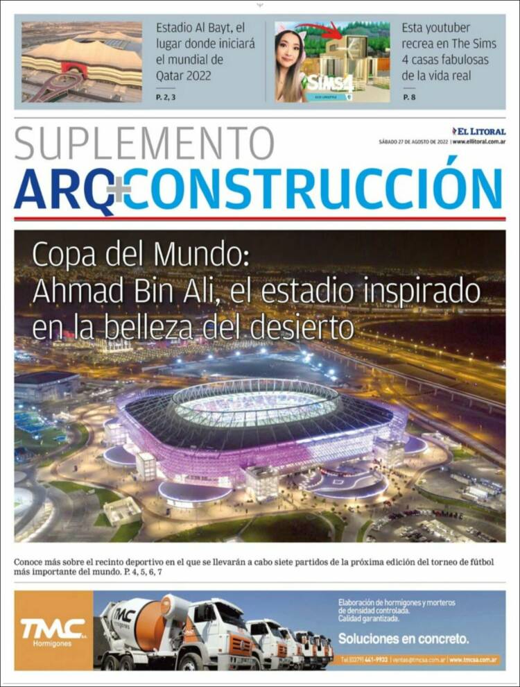 Portada de El Litoral Corrientes (Argentina)