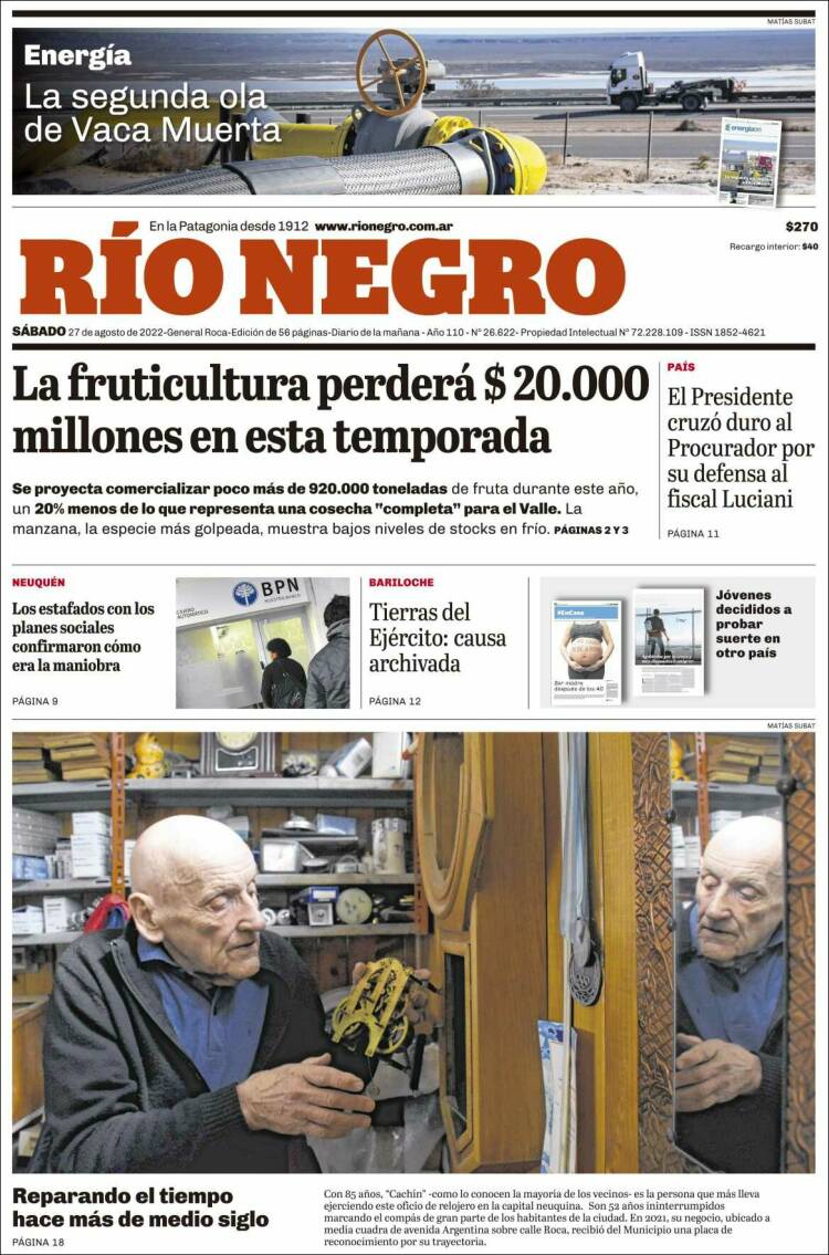 Portada de Rio Negro (Argentina)