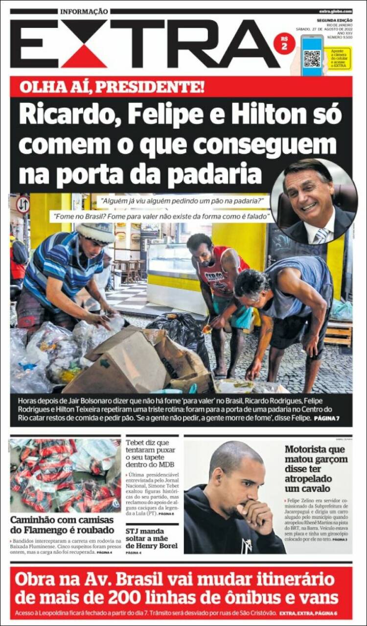 Portada de Extra (Brasil)