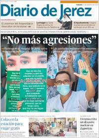 Portada de Diario de Jerez (España)