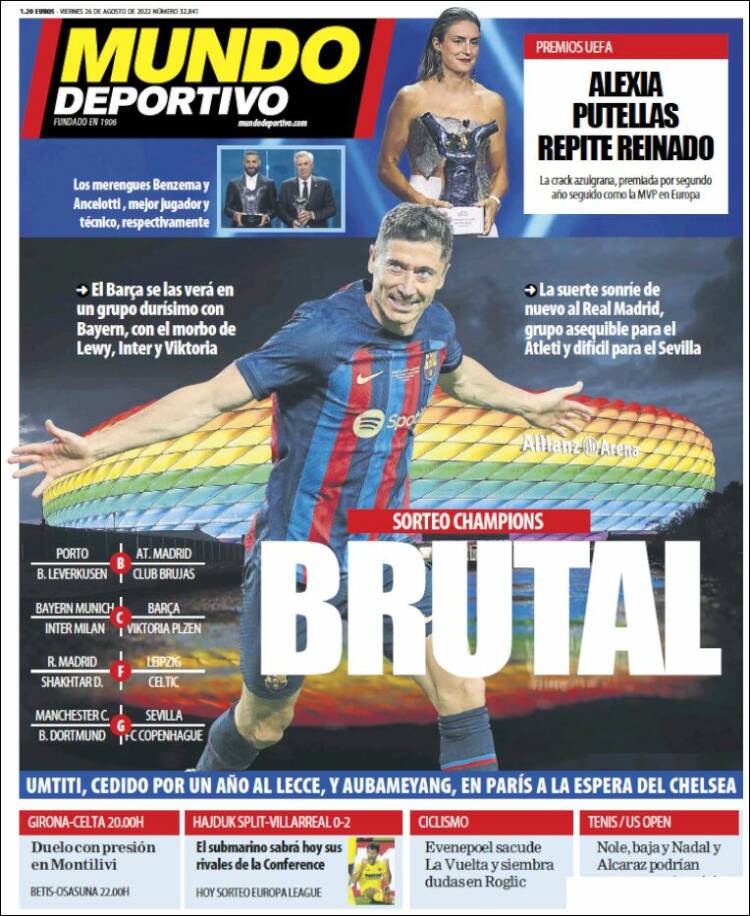 Portada de El Mundo Deportivo (España)