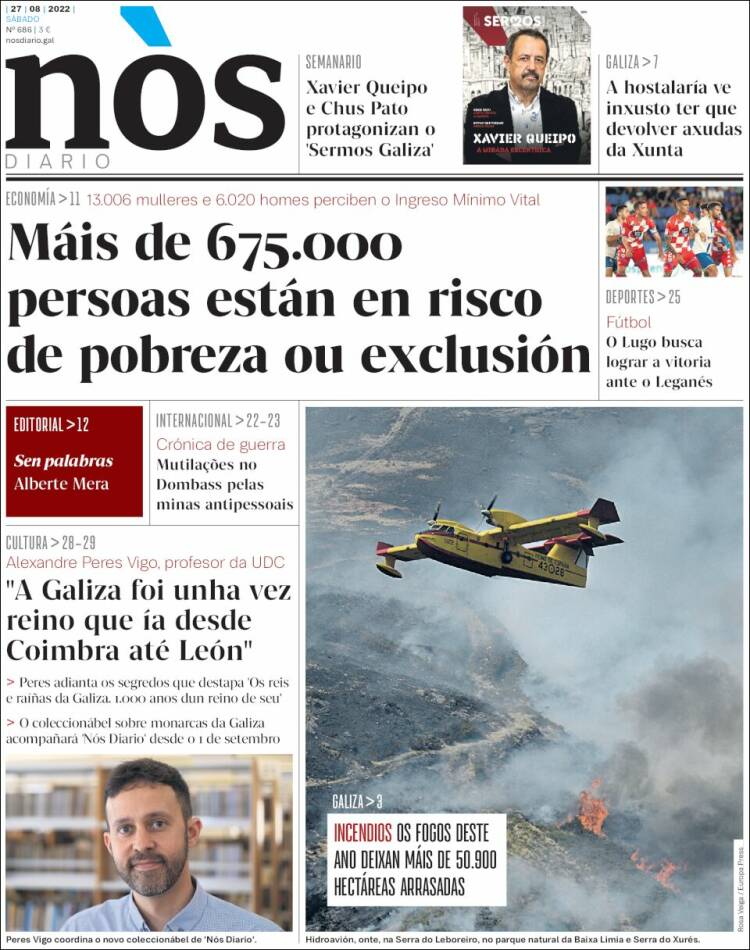 Portada de Nòs Diario (España)