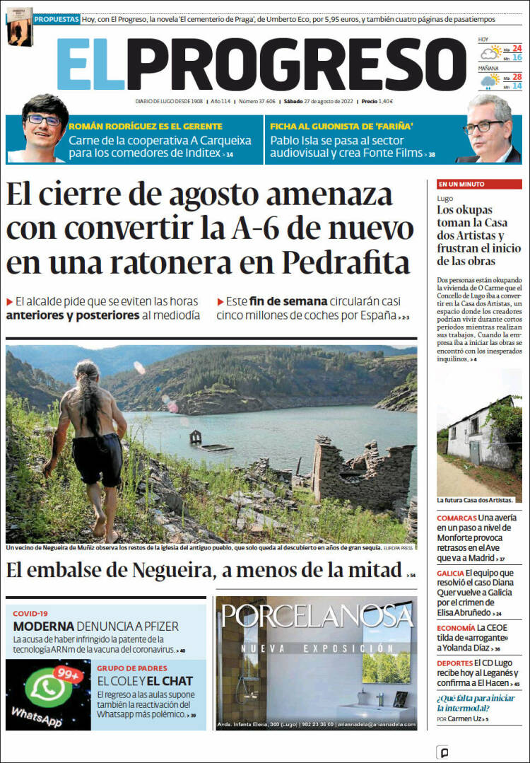 Portada de El Progreso (España)