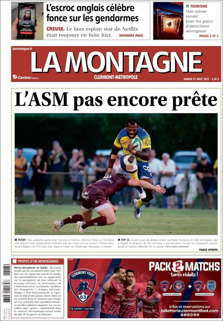 Portada de La Montagne (France)