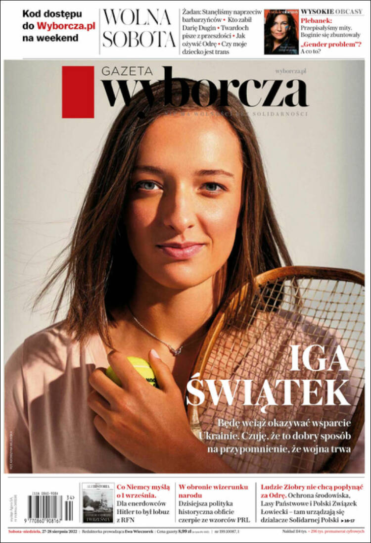 Portada de Gazeta Wyborcza (Polonia)