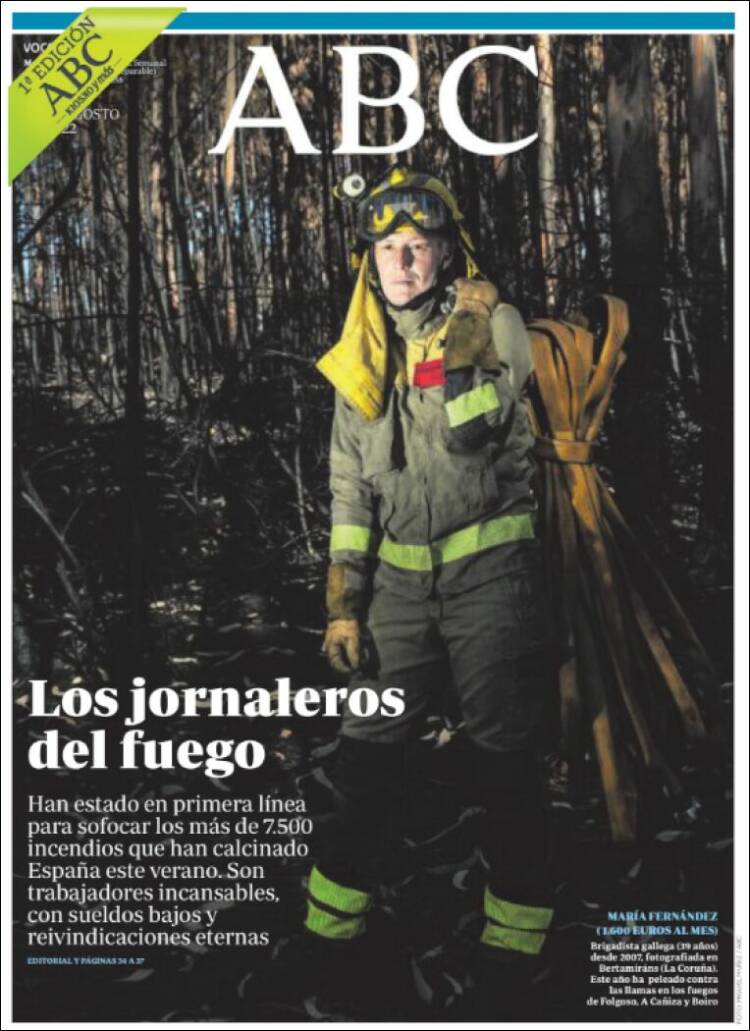 Portada de ABC (España)