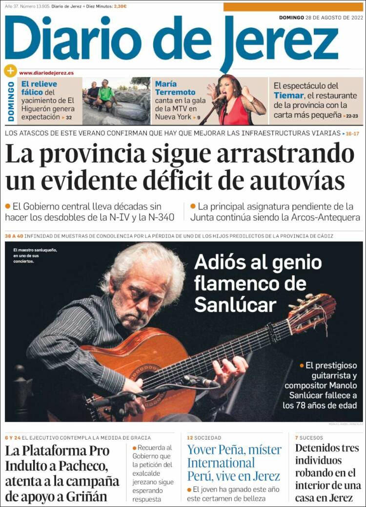 Portada de Diario de Jerez (España)