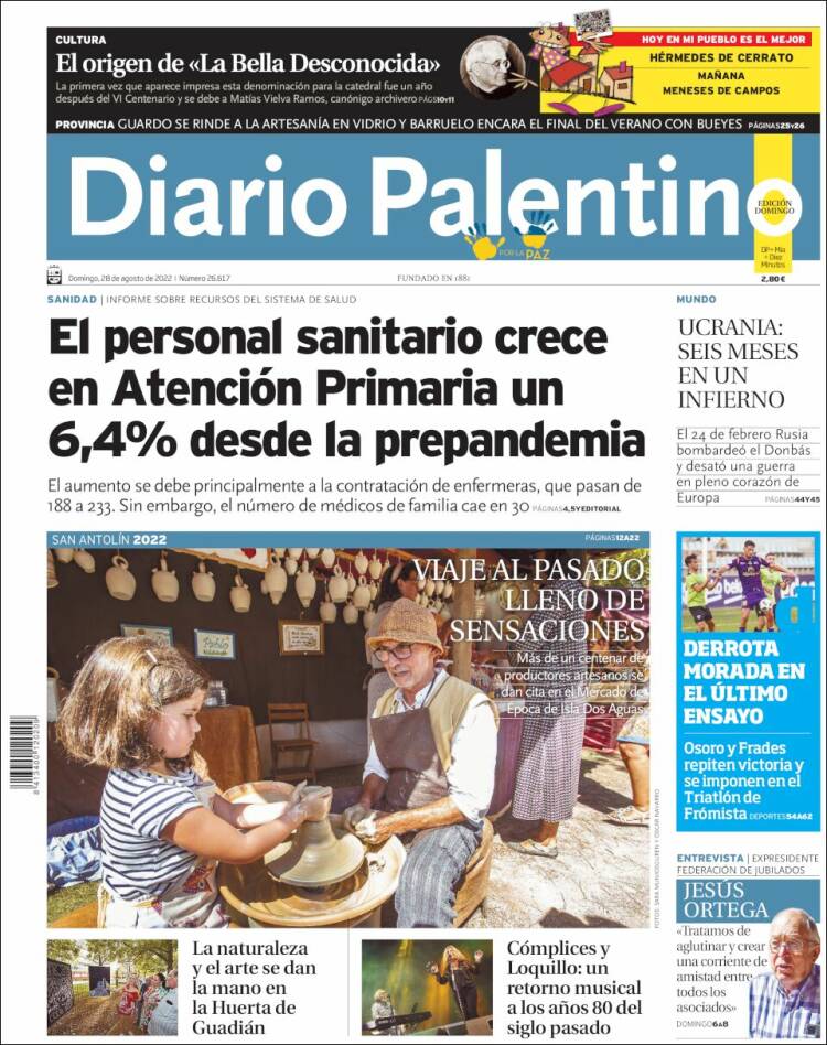 Portada de Diario Palentino (España)