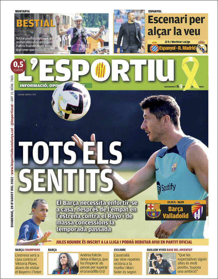Portada de L'Esportiu (España)
