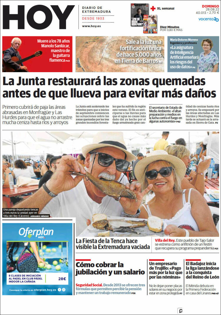 Portada de Hoy - Badajoz (España)