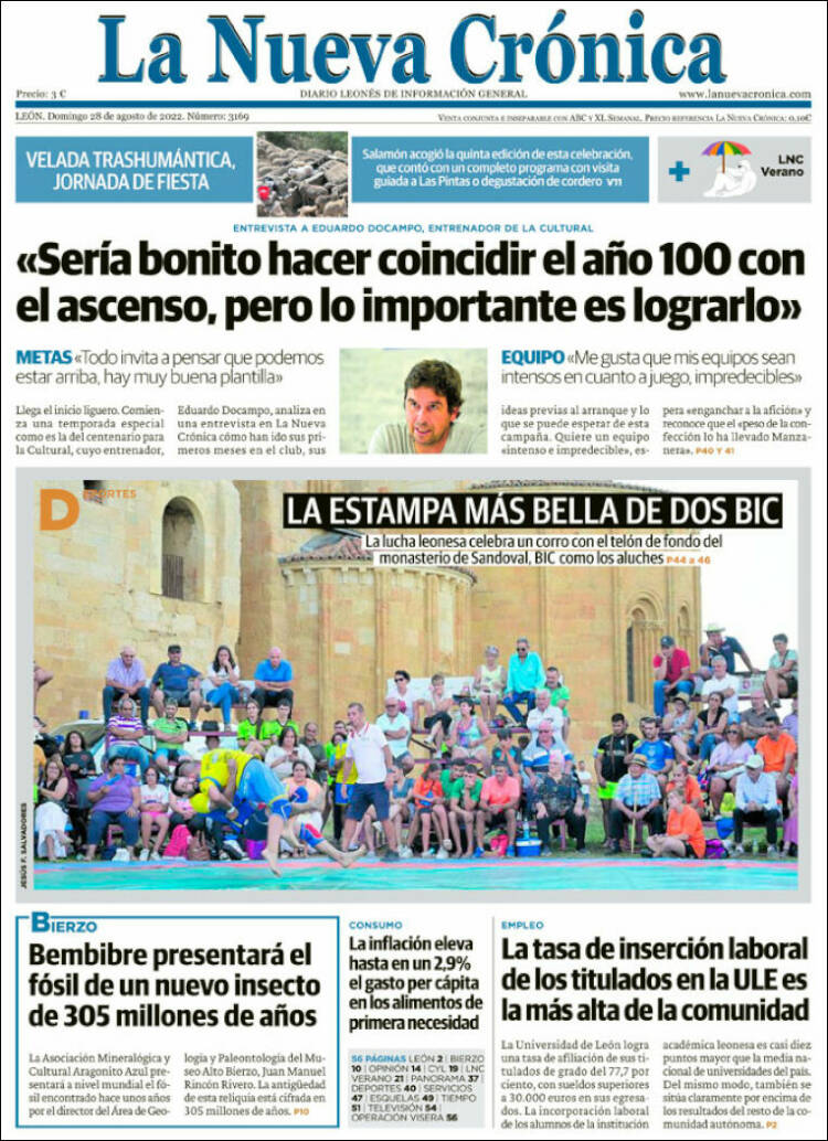 Portada de La Nueva Crónica (España)