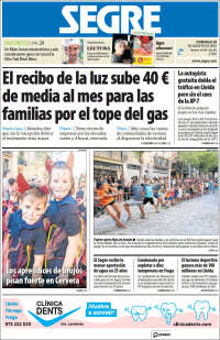 Portada de Segre  (España)