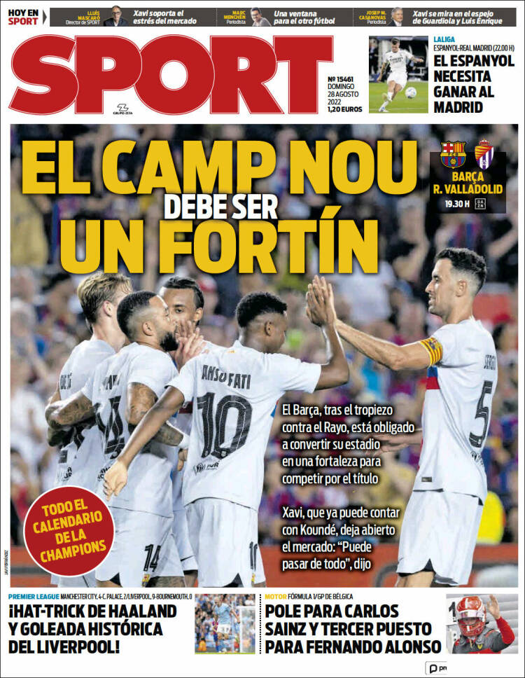 Portada de Sport (España)