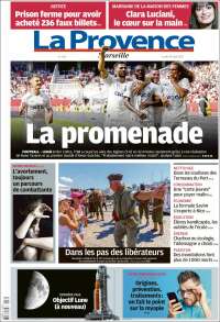 Portada de La Provence (Francia)