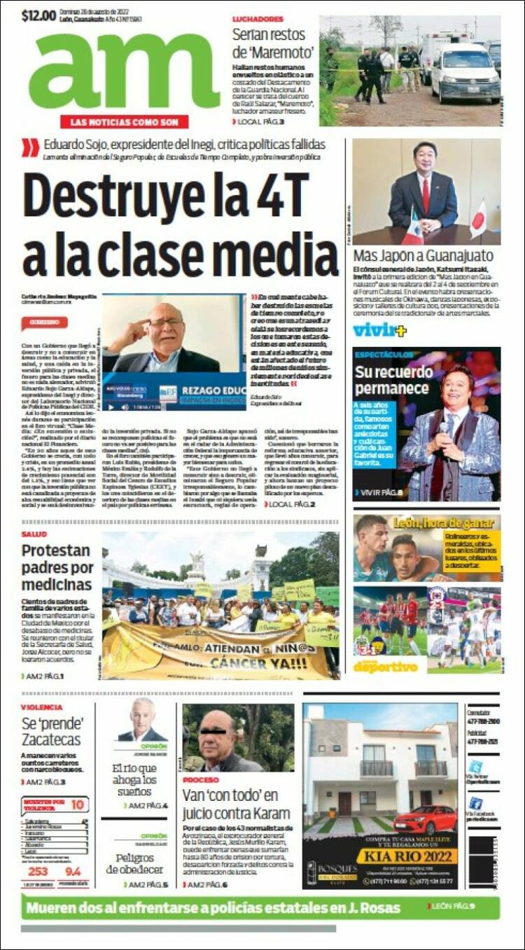 Portada de Al Día A.M. (M&eacute;xico)