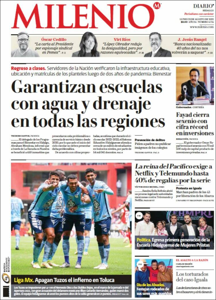 Portada de Milenio de Hidalgo (M&eacute;xico)