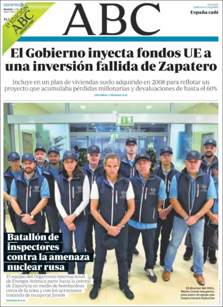 Portada de ABC (España)