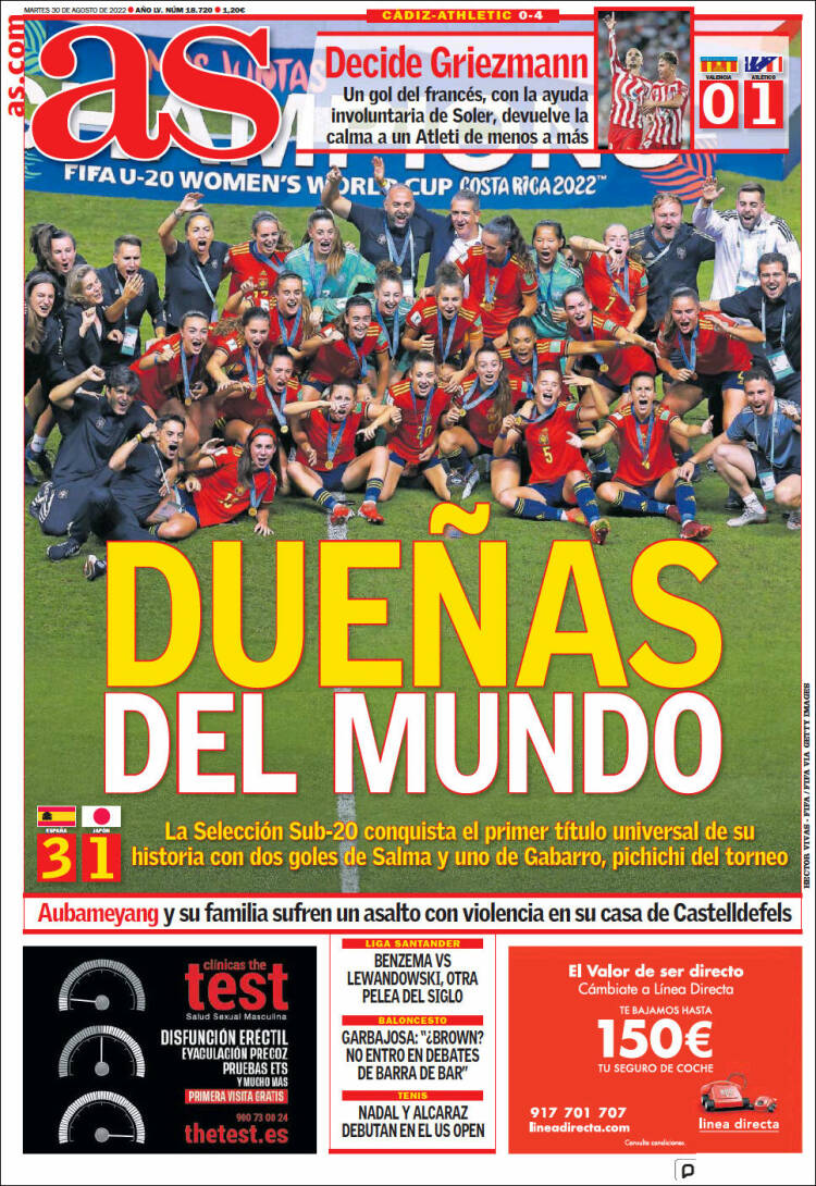 Portada de As (España)