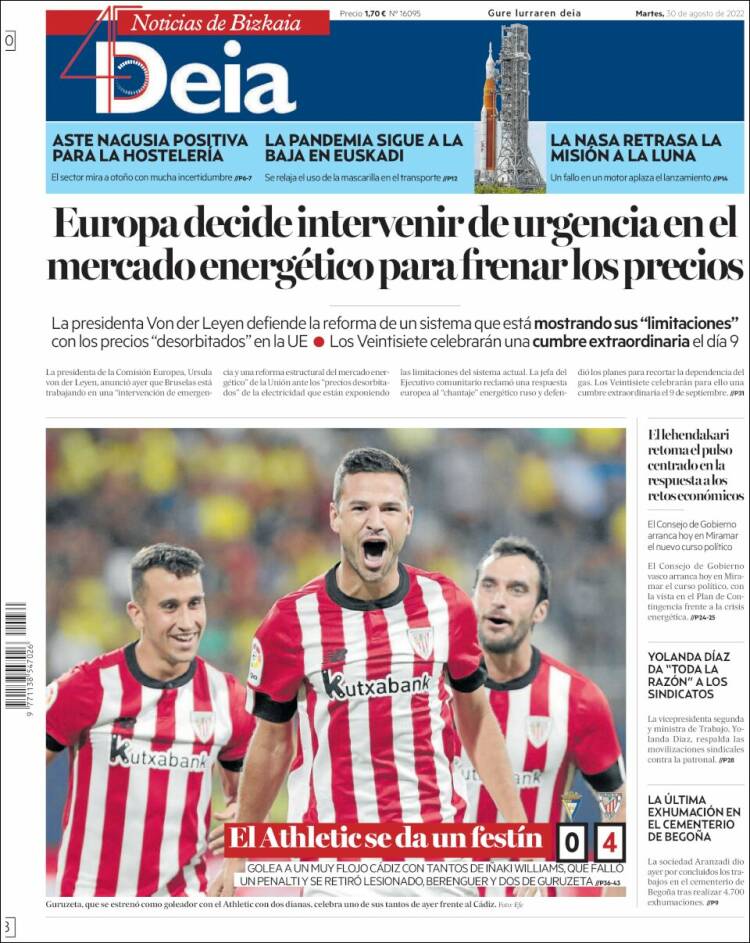 Portada de Deia (España)