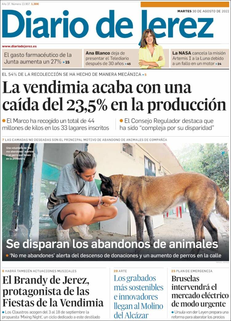 Portada de Diario de Jerez (España)