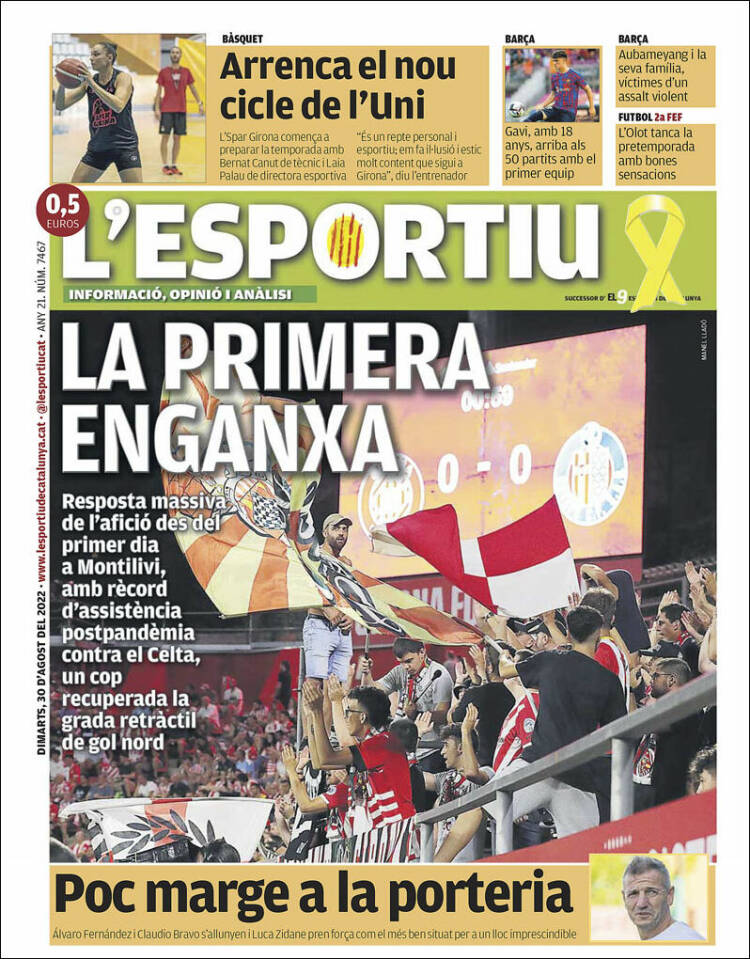 Portada de L'Esportiu : Girona (España)