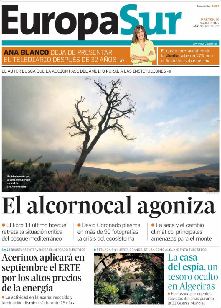 Portada de Europa Sur (España)