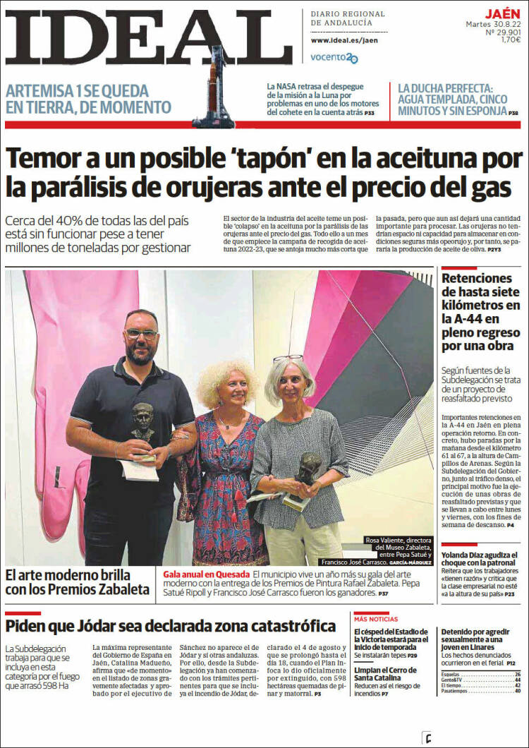 Portada de El Ideal de Jaén (España)