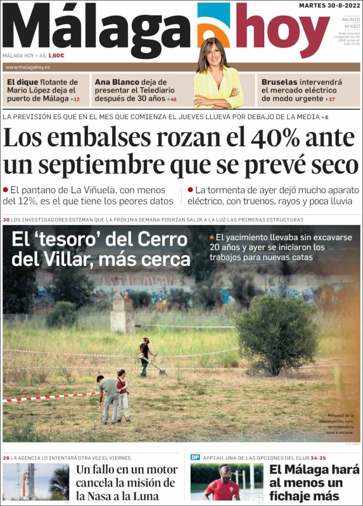 Portada de Málaga Hoy (España)