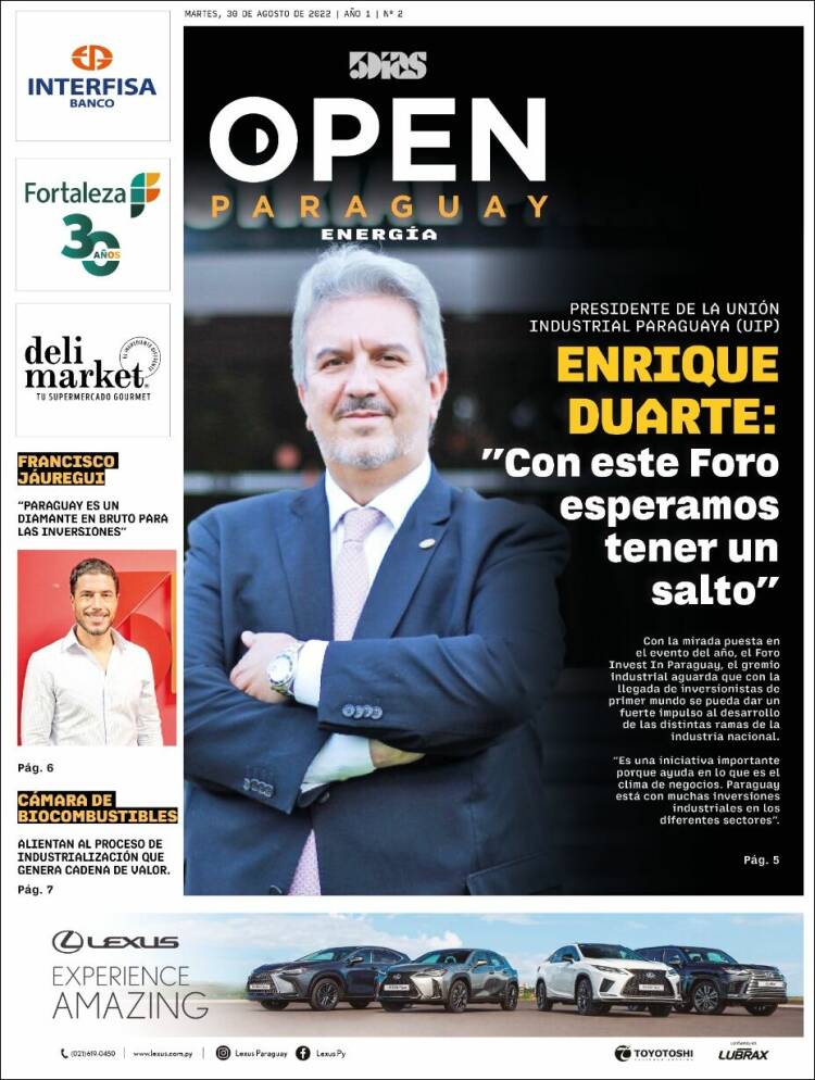 Portada de 5 Días (Paraguay)